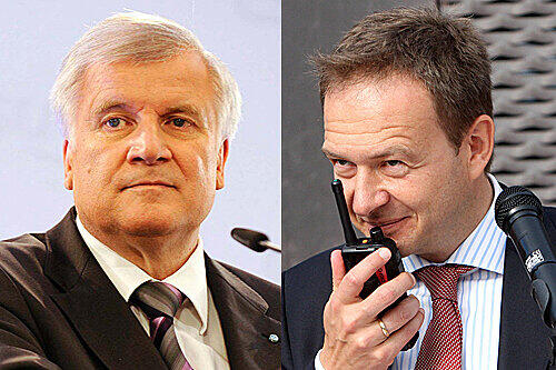 Ende der Zusammenarbeit: Horst Seehofer und Bernd Weiß