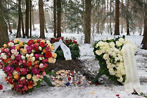 Dirk von Poschinger-Camphausen: sein letzter Weg auf dem Münchner Waldfriedhof.