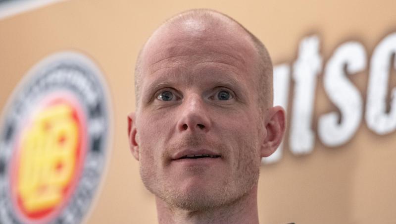 Eishockey-Bundestrainer Toni Söderholm bei einer Pressekonferenz des Deutschen Eishockey-Bundes (DEB). Eishockey-Bundestrainer Toni Söderholm bei einer Pressekonferenz des Deutschen Eishockey-Bundes (DEB).