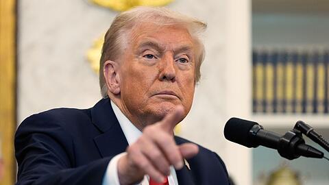 US-Präsident Trump droht der Hamas mit dem Tod.