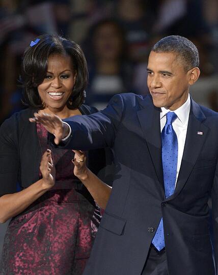 Barack Obama bleibt für vier weitere Jahre US-Präsident: Hier sehen Sie die emotionalen Bilder aus der langen US-Wahlnacht.