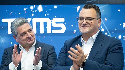 Miguel Lopez und Oliver Burkhard sind die Väter des TKMS-Börsengangs.