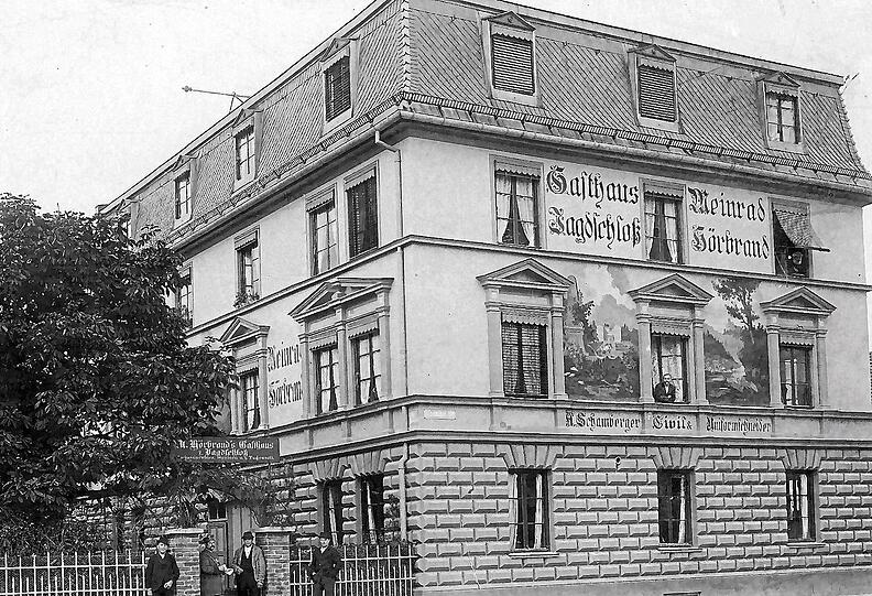 Das Gasthaus Jagdschlößl im Jahre 1894 ...