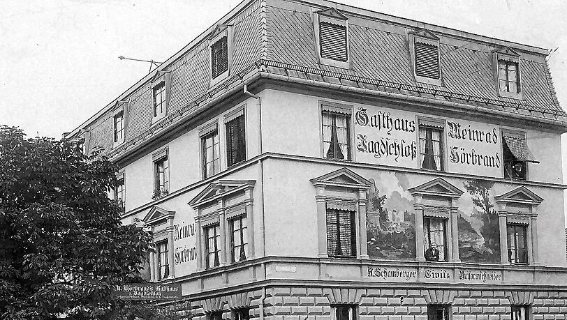 Das Gasthaus Jagdschlößl im Jahre 1894 ... Das Gasthaus Jagdschlößl im Jahre 1894 ...