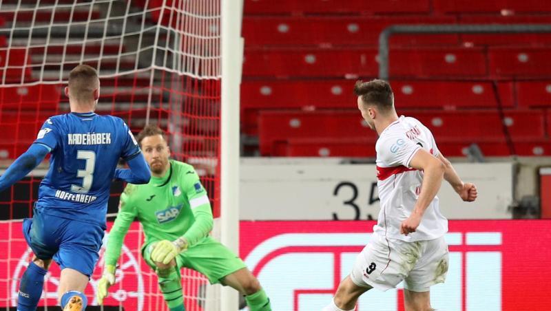 Sasa Kalajdzic (r) konnte erneut für den VfB treffen.