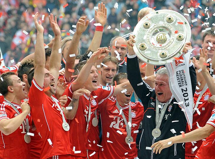 &bdquo;Bei solch kühlen Temperaturen bin ich noch nie Meister geworden, weder als Spieler noch als Trainer.&ldquo; (Bayern-Trainer Jupp Heynckes zum Titelgewinn der Münchner am 28. Spieltag)