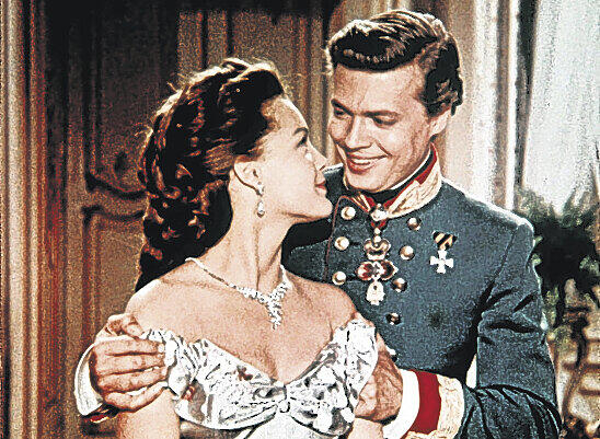 Kino-Traumpaar der 50er: Romy Schneider und Karlheinz Böhm als Kaiser Franz Joseph.