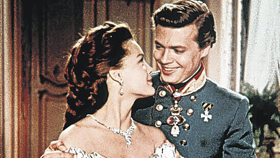 Kino-Traumpaar der 50er: Romy Schneider und Karlheinz Böhm als Kaiser Franz Joseph.