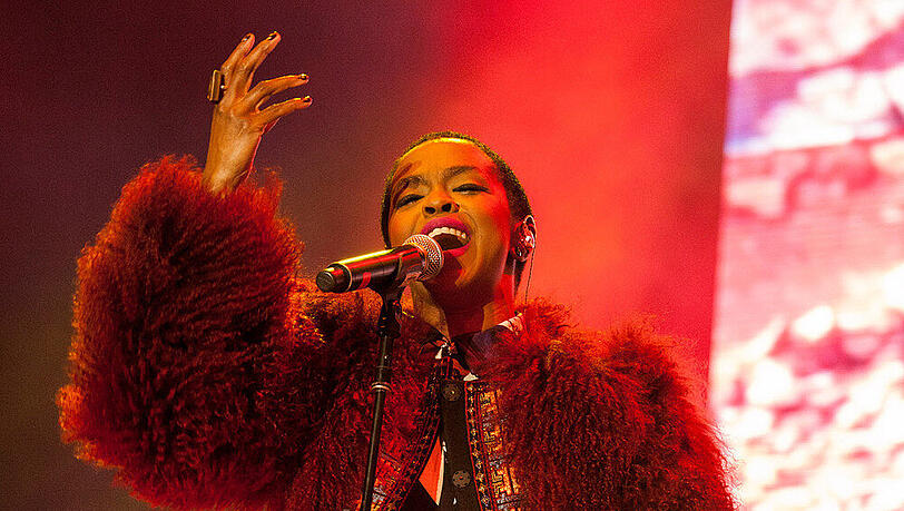 Lauryn Hill singt bei einem Auftritt in New Orleans Lauryn Hill singt bei einem Auftritt in New Orleans