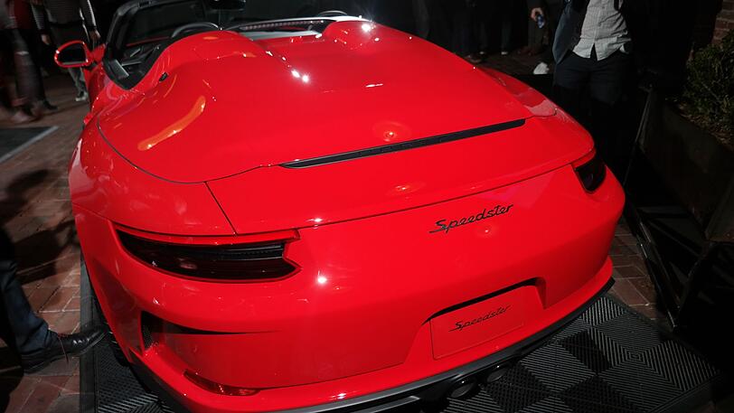 Das Heck des neuen Speedster ist zweifellos besonders gut gelungen.