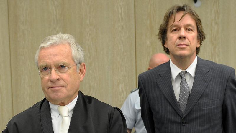 Jörg Kachelmann mit Anwalt Johann Schwenn Jörg Kachelmann mit Anwalt Johann Schwenn