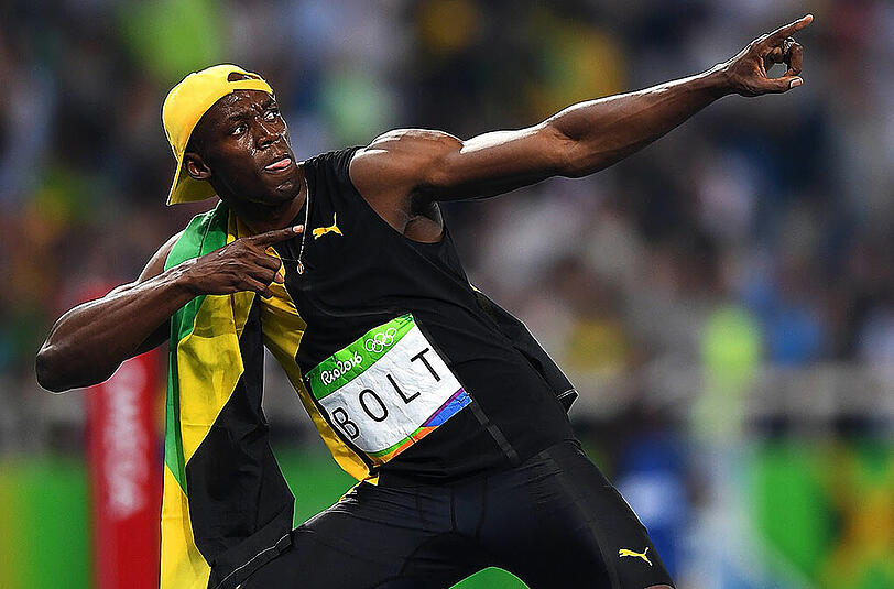 Usain Bolts legendäre Siegerpose: Doc Müller-Wohlfahrt machte sie möglich.