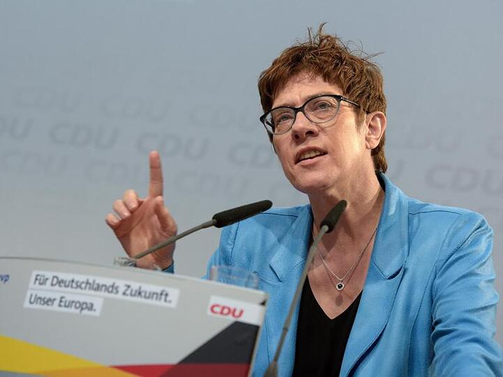 Annegret Kramp-Karrenbauer hatte im Dezember den CDU-Vorsitz von Angela Merkel übernommen.