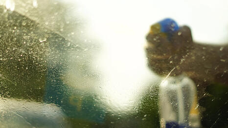 Saharastaub hinterl&auml;sst einen unsch&ouml;nen Film auf den Fenstern &ndash; bei der Reinigung ist aber Obacht geboten. (Symbolbild)