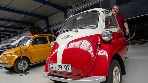 Ehedem g&uuml;nstig in der Anschaffung, und immer noch g&uuml;nstig in der Kfz-Versicherung: die BMW Isetta. Allerdings ist der einst "Knutschkugel" genannte Oldtimer heute kaum noch zu bekommen. (Illustration)