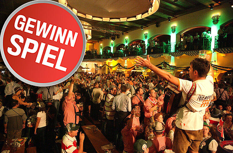 Das &bdquo;Wiesnzelt&ldquo; am Stiglmaierplatz: Wirt Christian Schottenhamel veranstaltet im Löwenbräukeller die große Oktoberfest-Party. Jetzt mitmachen und mit etwas Glück einen Tisch mit zehn Plätzen gewinnen.