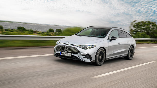 Der CLA Shooting Brake (vollelektrisch) soll eine Reichweite von fast 800 Kilometern haben. Der CLA Shooting Brake (vollelektrisch) soll eine Reichweite von fast 800 Kilometern haben.
