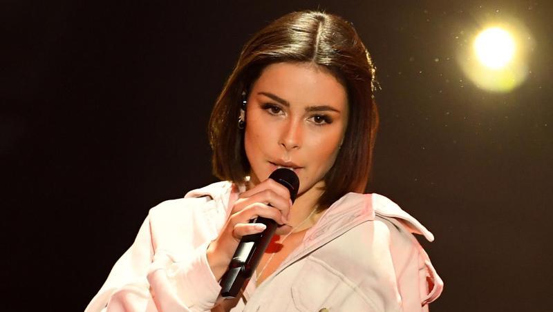 Lena Meyer-Landrut beim Vorentscheid für den Eurovision Song Contest "Unser Lied für Israel". Lena Meyer-Landrut beim Vorentscheid für den Eurovision Song Contest "Unser Lied für Israel".
