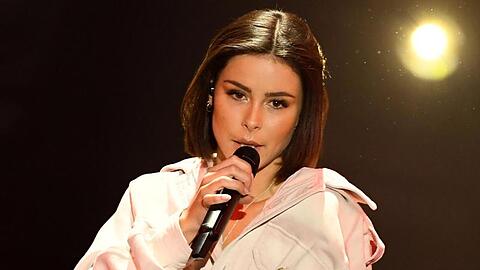 Lena Meyer-Landrut beim Vorentscheid für den Eurovision Song Contest "Unser Lied für Israel".