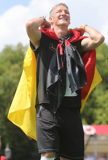 Die Weltmeister feiern am Brandenburger Tor. Die Bilder von der Fanmeile.