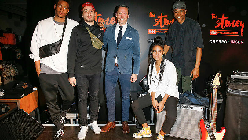 Impressionen vom Kick-Off der "The Storey Basement Sessions" im Oberpollinger.