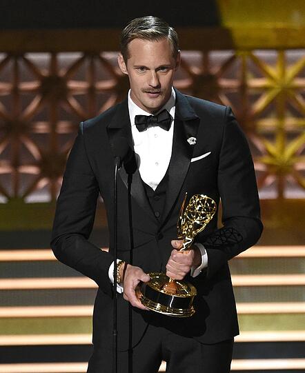 Alexander Skarsgard bekam die Auszeichnung als bester Nebendarsteller in einer Kurzserie oder Film für "Big Little Lies".