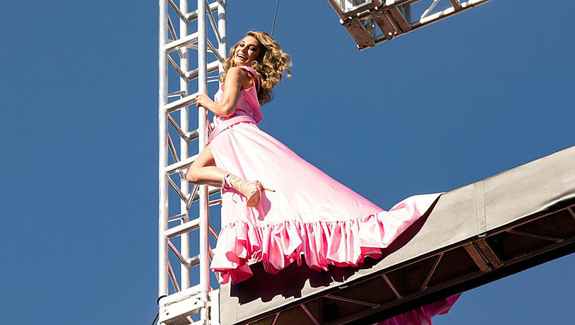 Hoch hinaus: Sarah während des vorletzten Shootings bei "Germany's next Topmodel" Hoch hinaus: Sarah während des vorletzten Shootings bei "Germany's next Topmodel"