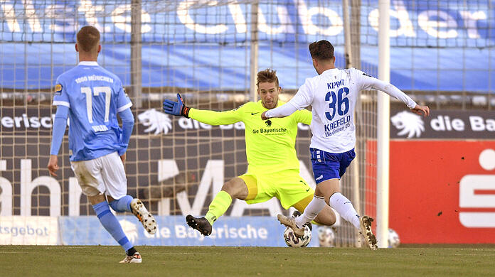 Rettete den Löwen das Unentschieden gegen Uerdingen: Marco Hiller.