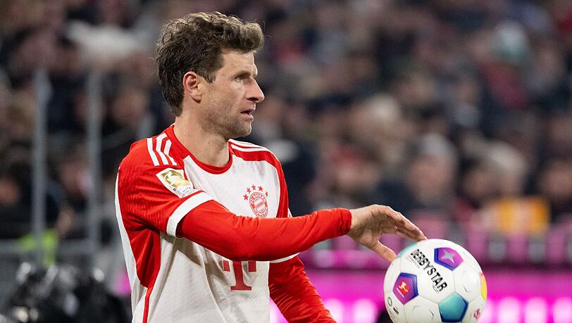 Thomas Müller von München in Aktion.