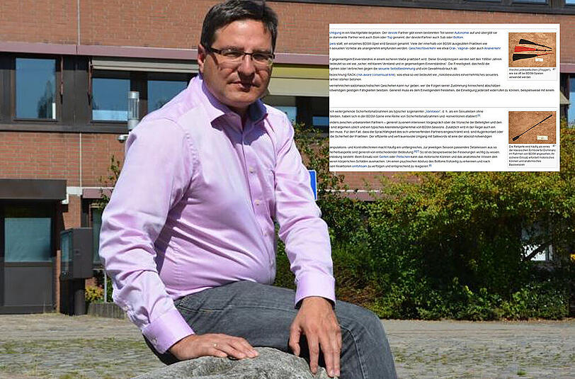 Quickborns Bürgermeister Thomas Köppl hat mit einem pikanten Post für Aufsehen gesorgt