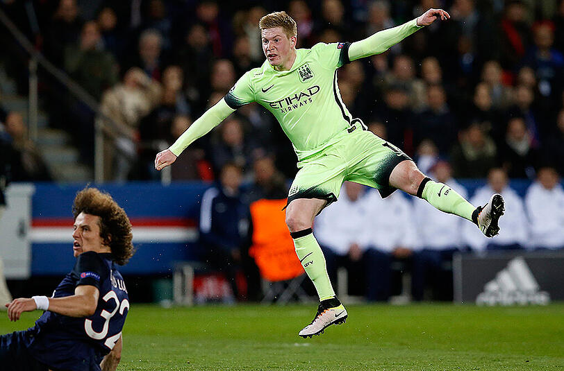 Kevin De Bruyne erzielte in Paris das 1:0 für Manchester City.