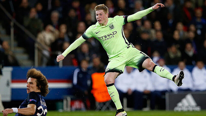 Kevin De Bruyne erzielte in Paris das 1:0 für Manchester City. Kevin De Bruyne erzielte in Paris das 1:0 für Manchester City.