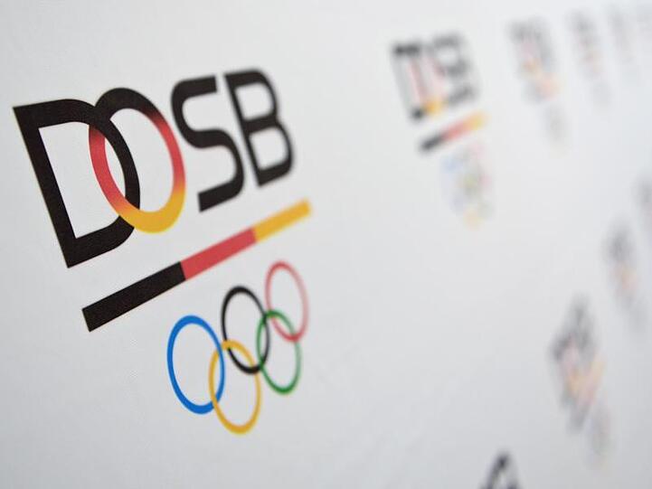 Das Logo des Deutschen Olympischen Sportbundes (DOSB).