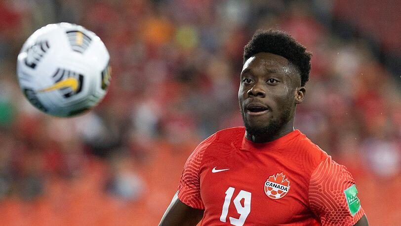 Kanadas Alphonso Davies in Aktion.