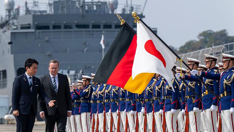 Verteidigungsminister Boris Pistorius (SPD) in Japan