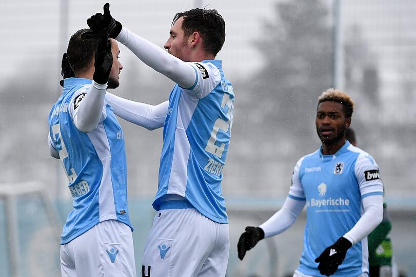 Der Torschütze zum 2:2, Eric Weeger, durfte gegen den SV Ried jubeln.