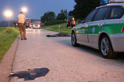 Die Polizei musste nach der Fahrerflucht nur wenige Stunden ermitteln, bis sie den Täter gefunden hatte.
