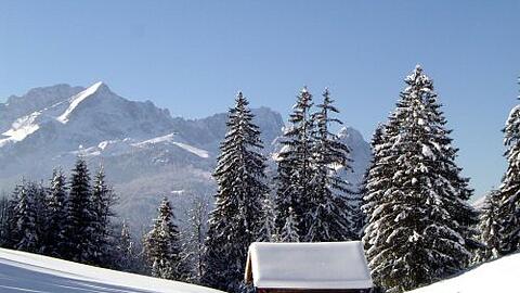 Winteridylle in Garmisch-Partenkirchen