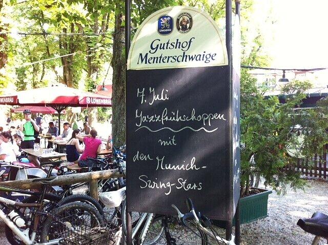 Jazz im Biergarten, am 7. Juli.