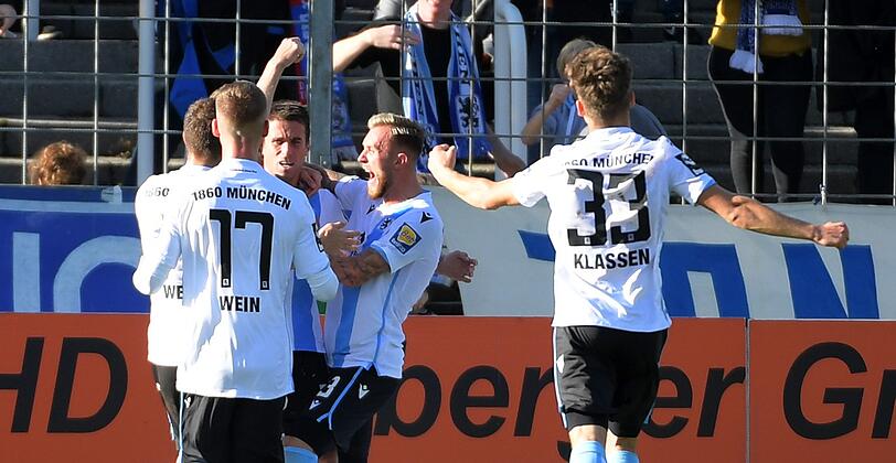 Der TSV 1860 gewinnt gegen Viktoria Köln mit 4:2.