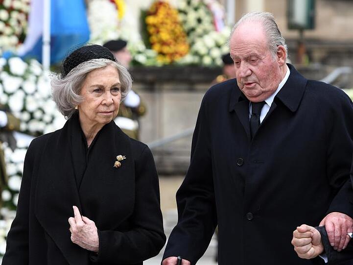 Das frühere Königspaar Sofia und Juan Carlos von Spanien.