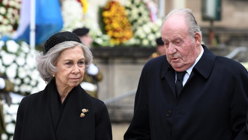Das frühere Königspaar Sofia und Juan Carlos von Spanien. Das frühere Königspaar Sofia und Juan Carlos von Spanien.