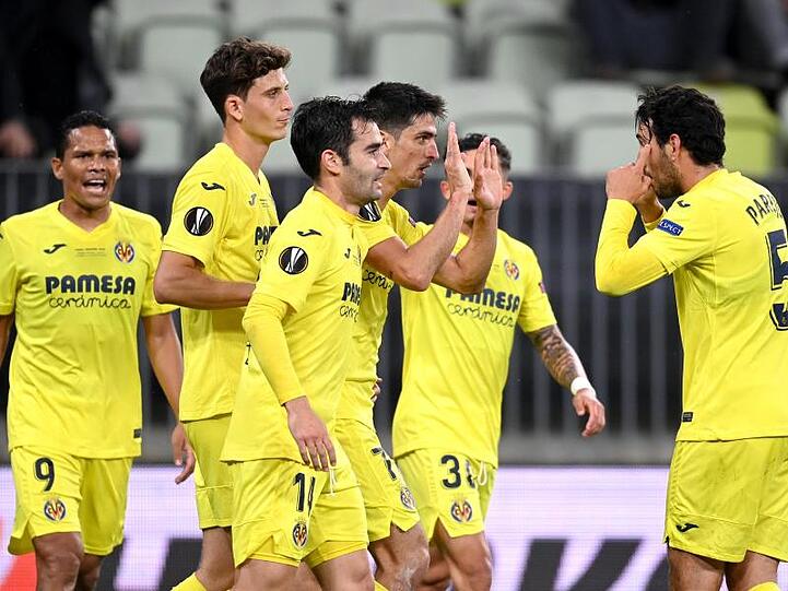 Europa-League-Sieger: Der FC Villarreal besiegte nach Elfmeterschießen Manchester United in Danzig.