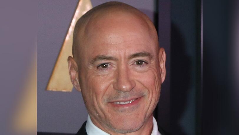Für seine Fans bedeutet die Vollglatze von Robert Downey Jr. sicher eine Umgewöhnung.