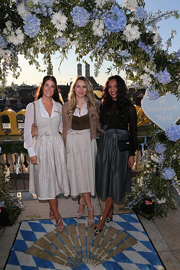 Lina Kimmich, Anika Neuer und Ines-Sarah Laimer