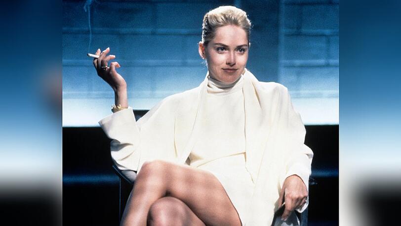 Sharon Stone in "Basic Instinct" (1992).