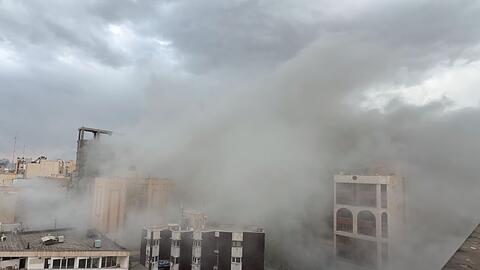 Die iranische Hauptstadt Teheran hat seit Samstag Hunderte Angriffe erlebt.
