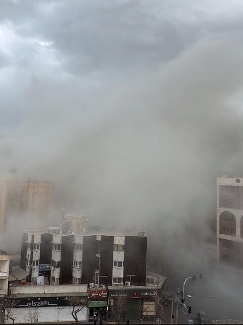 Die iranische Hauptstadt Teheran hat seit Samstag Hunderte Angriffe erlebt.