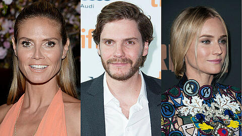Heidi Klum (li.), Daniel Brühl und Diane Kruger sind gefragte Stars in den USA
