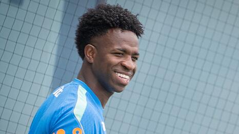 Vin&iacute;cius J&uacute;nior im Training vor dem Sechzehntelfinale seiner brasilianischen Nationalmannschaft gegen Japan.